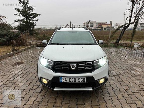 2019 Dacia Sandero 1.5BlueDCI Stepway Örjinal +Boyasız+Tramersiz