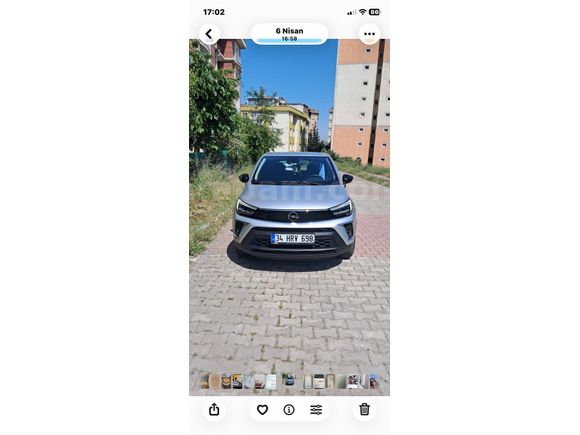 Sahibinden Opel Crossland 1.2 T Edition 2023 Model  74.000 km Gri
