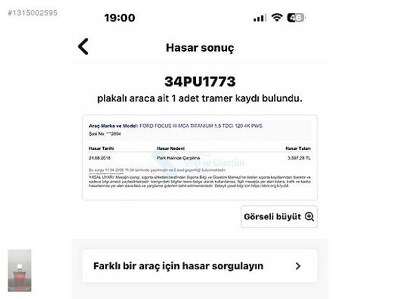 ARACIMI TEMİZ VE BAKIMLI
