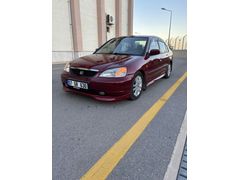 Sahibinden Honda Civic 1.6i VTEC LS 2001 Model  395.000 km Bordo