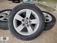 ORJİNAL 16 inç BMW E60 JANT LASTİK TAKIMI SIFIR GİBİ ŞOK FİYAT
