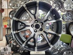 22 inç SIFIR POWCAN BK259 5x120 Mat Black Machined JANT TAKIMI