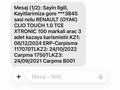 Sahibinden Renault Clio 1.0 TCe Touch 2020 Model 