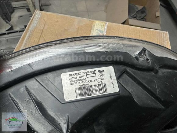 RENAULT Kango, Far SAĞ 2003-2008 Arası Sarı Sinyalli 7701069077