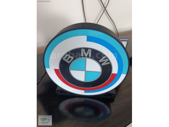 Bmw 50 yıl masaüstü veya duvar lambası.