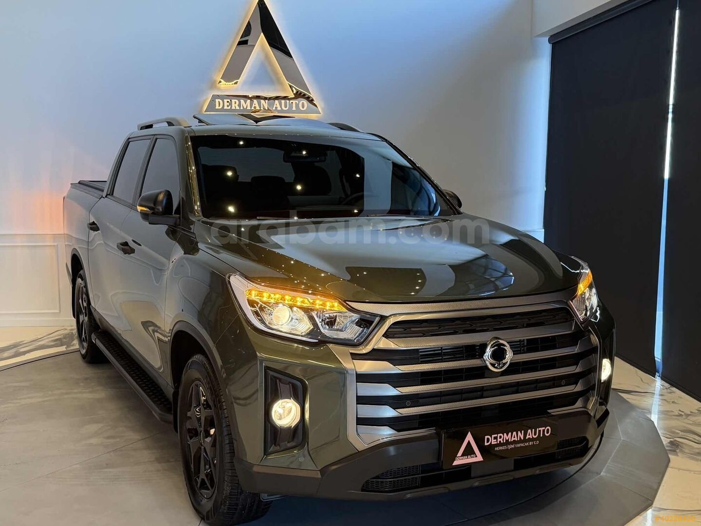 Galeriden KGM SsangYong Musso Grand 2.2 D Platinum Plus 2024 Model İzmir 12.500 km Yeşil 3