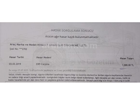 ilan süresine son 1 gün....sağ arka kapı boya geri herşeyiyle orjinal