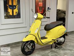 2025 Çıkış Vespa Primavera 50S Sadece 340Km Orjinal Sarı Hatasız