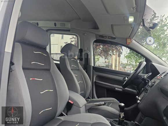 GÜNEYMOTORS | 2009 VW CADDY 1.9 TDİ KOMBİ LİFE TEK PARÇA BOYALI