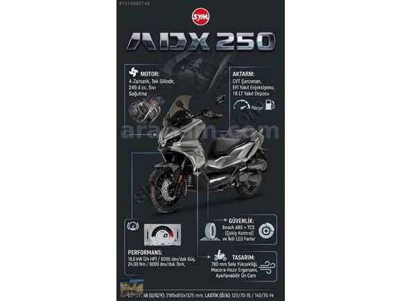 SYM ADX 250 2026 ÖN SATIŞ 12 TAKSİT İMKANI VE SÜRPRİZ HEDİYELER