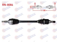 KOMPLE AKS SOL ON RENAULT FLUENCE (L30) 1.5 DCI 5 VITES UZUNLUK 688mm 2009