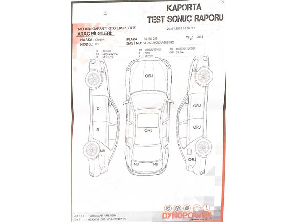 Sahibinden Citroen C3 1.4 HDi Confort 2011 Model