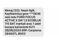 Sahibinden Ford Focus 1.5 TDCi Active X 2023 Model İstanbul