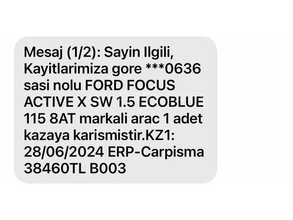 Sahibinden Ford Focus 1.5 TDCi Active X 2023 Model İstanbul