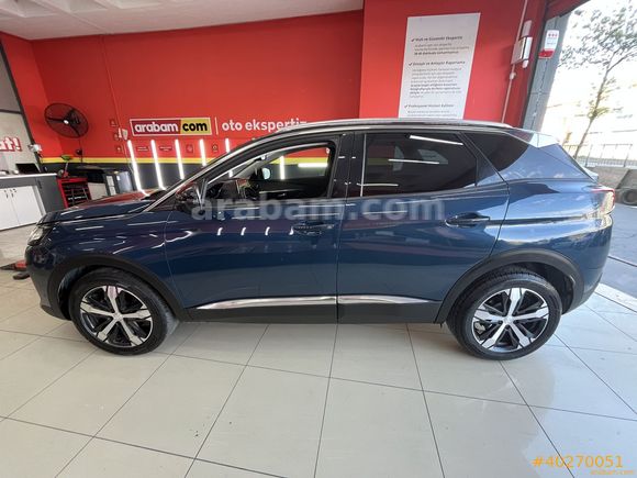 Galeriden Peugeot 3008 1.5 BlueHDI Allure 2022 Model İstanbul 47.345 km Mavi (metalik)