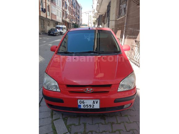 Sahibinden Hyundai Getz 1.3 GLS 2006 Model  317.000 km Kırmızı