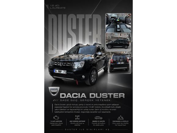 Sahibinden Dacia Duster 1.5 dCi Laureate 2017 Model
