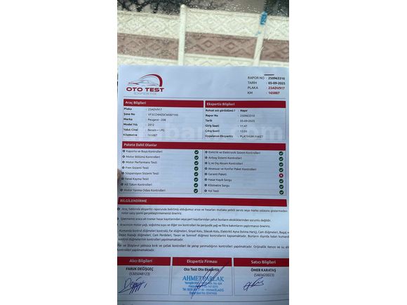 Sahibinden Peugeot 208 1.2 VTi Access 2012 Model Elazığ 196.000 km