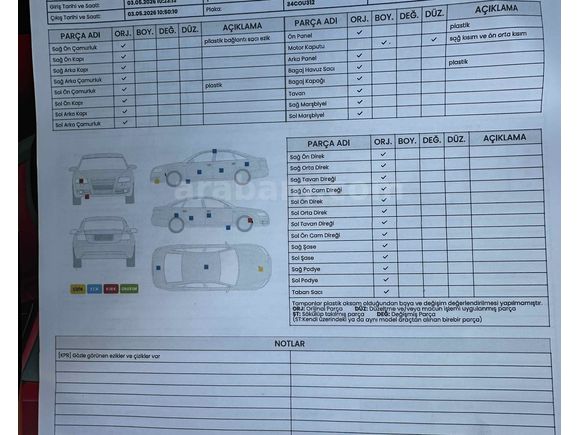 Sahibinden Renault Megane 1.6 Joy 2019 Model 