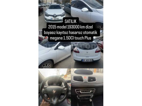 Sahibinden Renault Megane 1.5 dCi Touch Plus 2015 Model 