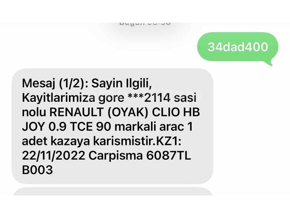 Galeriden Renault Clio 0.9 TCe Joy 2020 Model Sivas