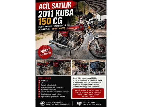 Sahibinden Kuba CG 150