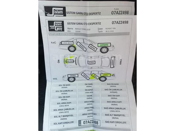 Sahibinden Renault Symbol 1.5 dCi Joy 2018 Model