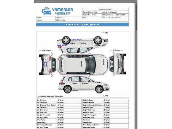 Sahibinden Seat Leon 1.2 TSI Style 2015 Model 