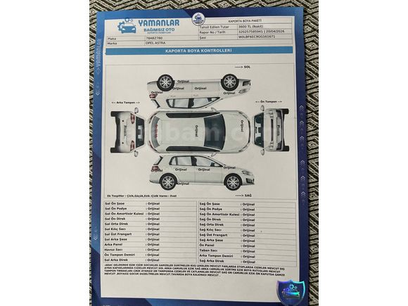 Sahibinden Opel Astra 1.4 T Dynamic 2016 Model 