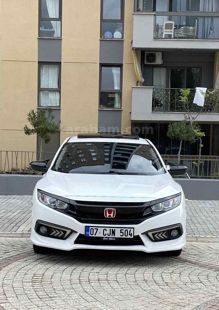 Galeriden Honda Civic 1.6i VTEC Eco Elegance 2016 Model Antalya 230.000 km Beyaz 2