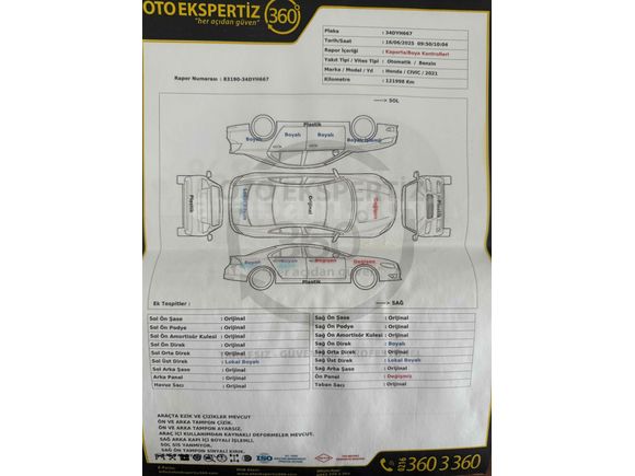 HONDA CİVİC FC5 