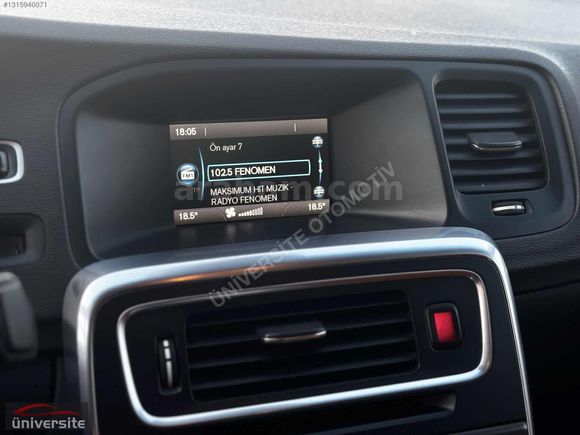 ÜNİVERSİTE_2012 VOLVO S60 1.6 D 115BG PREMİUM_HATASIZ_BOYASIZ