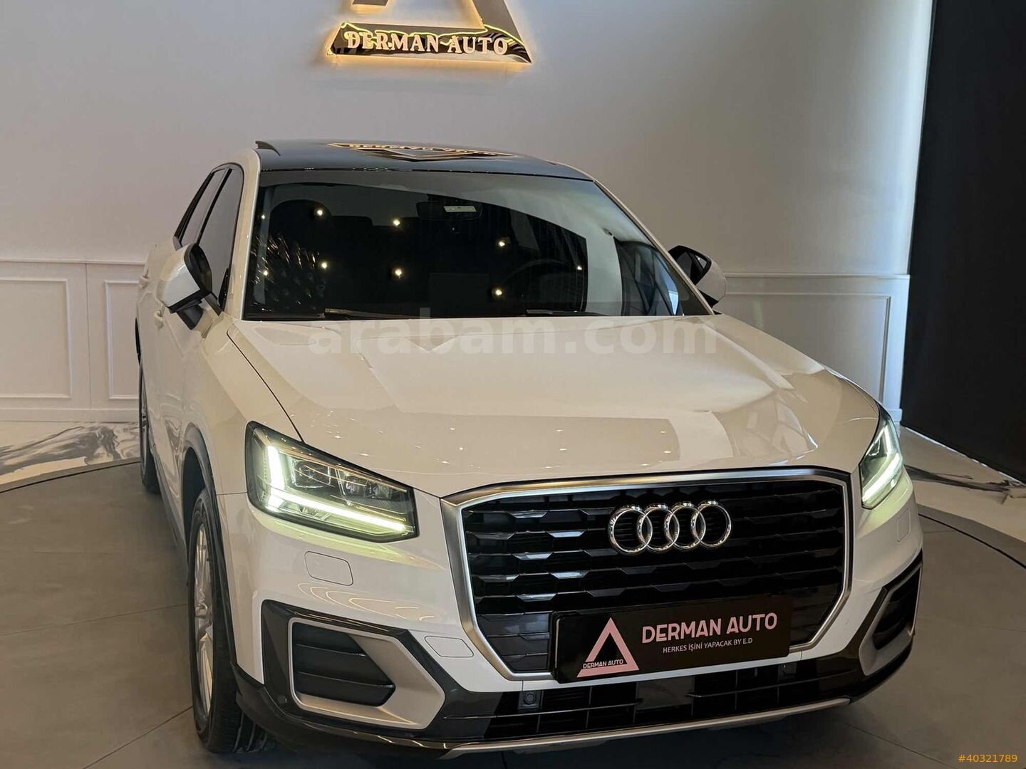 Galeriden Audi Q2 30 TDI Design 2020 Model İzmir 89.000 km Beyaz 2