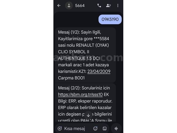 Eksper Raporlu,Masrafsız, Bakımlı, Renault Clio Symbol, Muayene Yeni