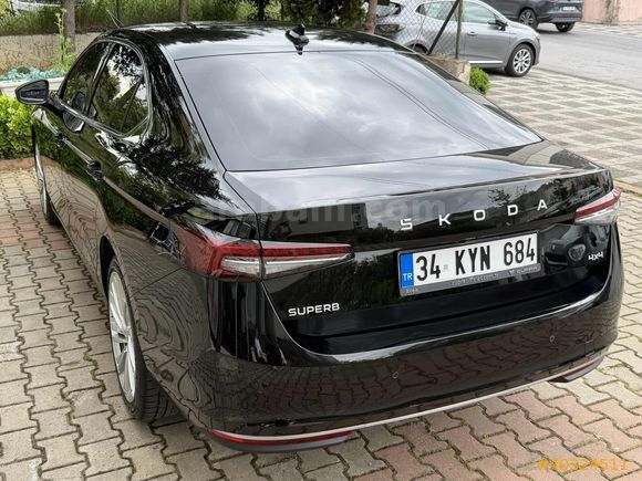 2024 SKODA SUPERB 2.0 TDİ 4X4 L&K CRYSTAL SİYAH İÇİ TABA