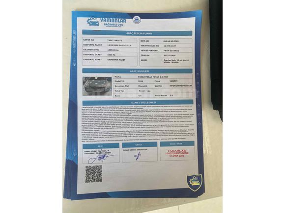 Sahibinden Ford Focus 1.6 Trend X 2010 Model 