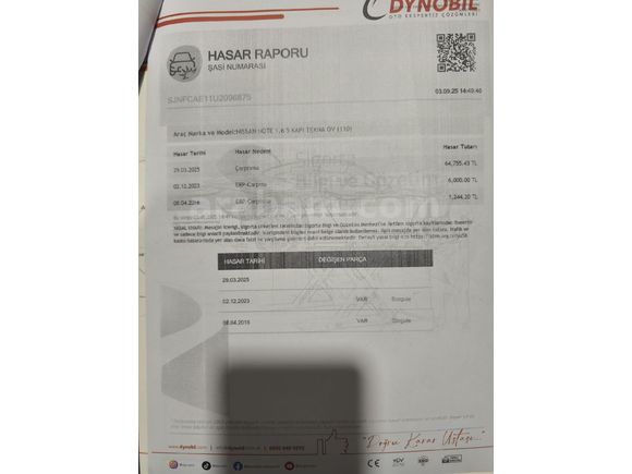 Sahibinden Nissan Note 1.6 Tekna 2011 Model