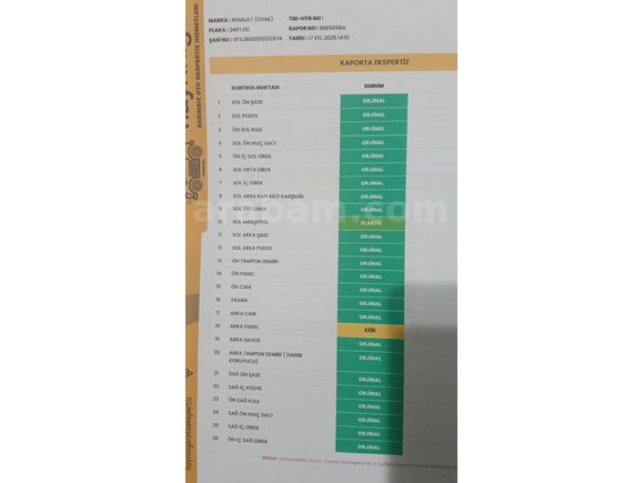 opsiyon kalkmıştır tekrar satışta