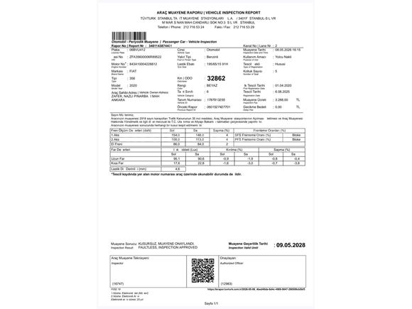 Sahibinden Fiat Egea 1.4 Fire Easy 2020 Model