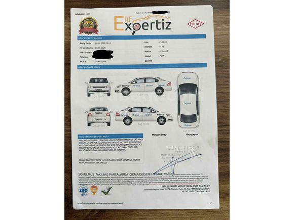 Sahibinden Renault Megane 1.5 dCi Icon 2017 Model Mardin 254.000