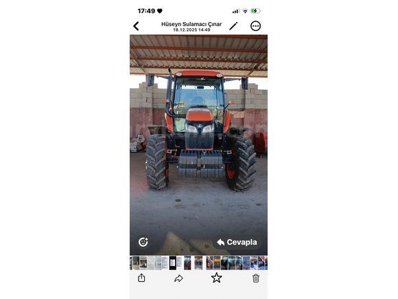 Sahibinden Kubota M 108 S 2019