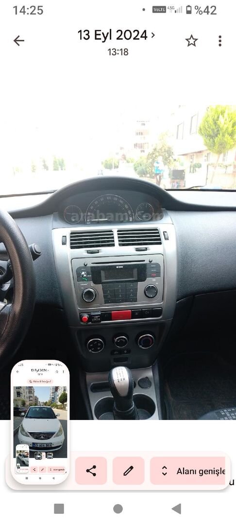Sahibinden Tata Manza Aura 1.4 Safire 2012 Model Samsun 126.000 km Beyaz 5