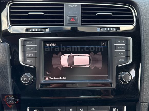 2016 VW Golf 1.6 TDI Highline / U-Led & Pasifik Mavi