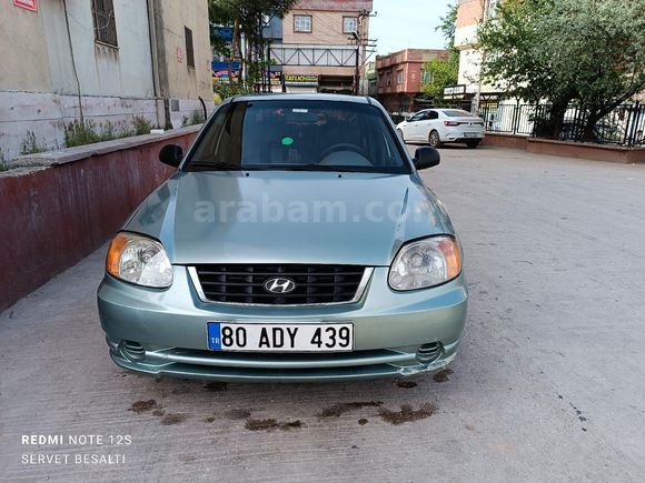 Sahibinden Hyundai Accent 1.3 Admire 2003 Model  343000 km Yeşil (metalik)