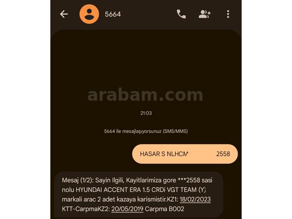 TERTEMİZ ACCENT ERA 1.5 CRDİ VGT