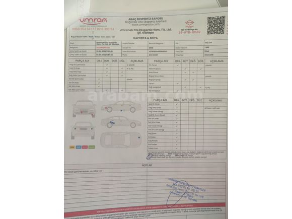 Sahibinden Renault Megane 1.5 dCi Touch 2020 Model