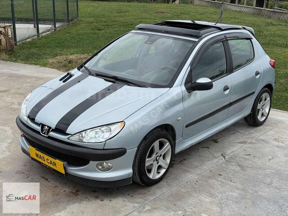 [MASCAR] 2001 PEUGEOT 206 1.6 109HP *AÇILIR CAM TAVAN *BAKIMLI