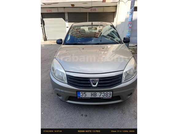 Sahibinden Dacia Sandero 1.5 dCi Ambiance 2012 Model İzmir 147.000 km Şampanya