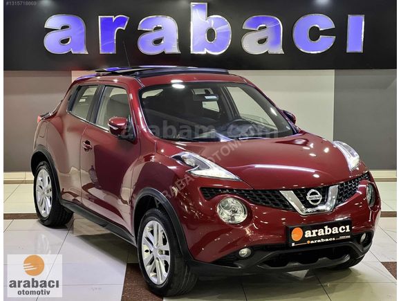 2017 NİSSAN JUKE 1.6 SKYPACK CAM TAVANLI HATASIZ BOYASIZ ARABACI