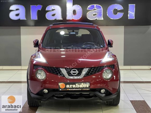2017 NİSSAN JUKE 1.6 SKYPACK CAM TAVANLI HATASIZ BOYASIZ ARABACI